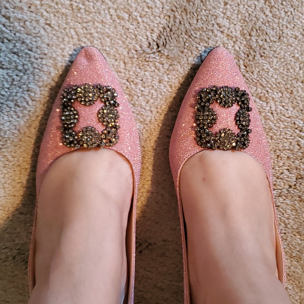 ❌️Sold ❌️Pink Women's Sparkly Pump!